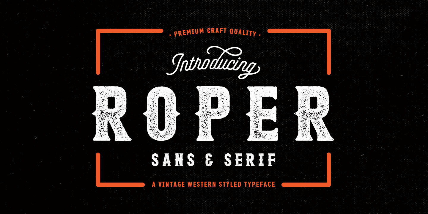 Roper Serif Regular Font preview